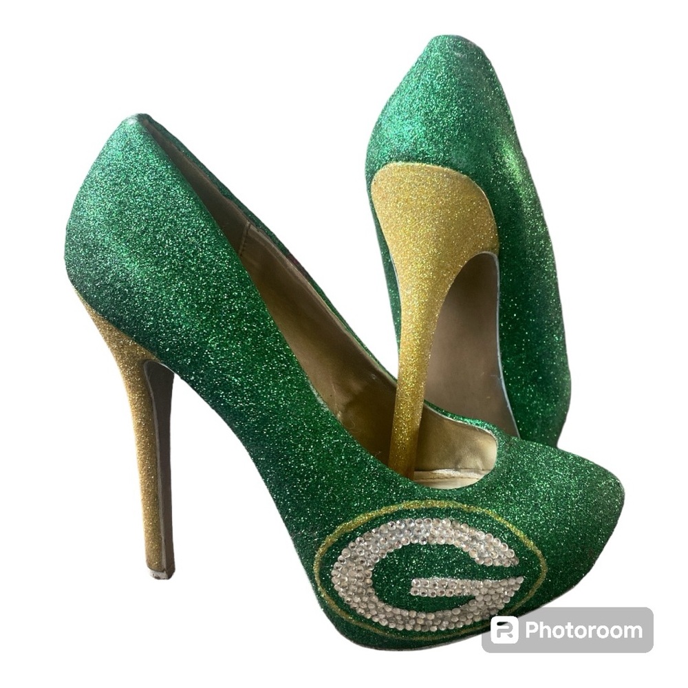 Green Bay Packers Steve Madden Heels 7.5